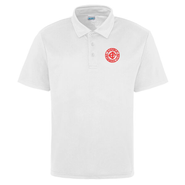 Adult White Cool Polo Thumbnail